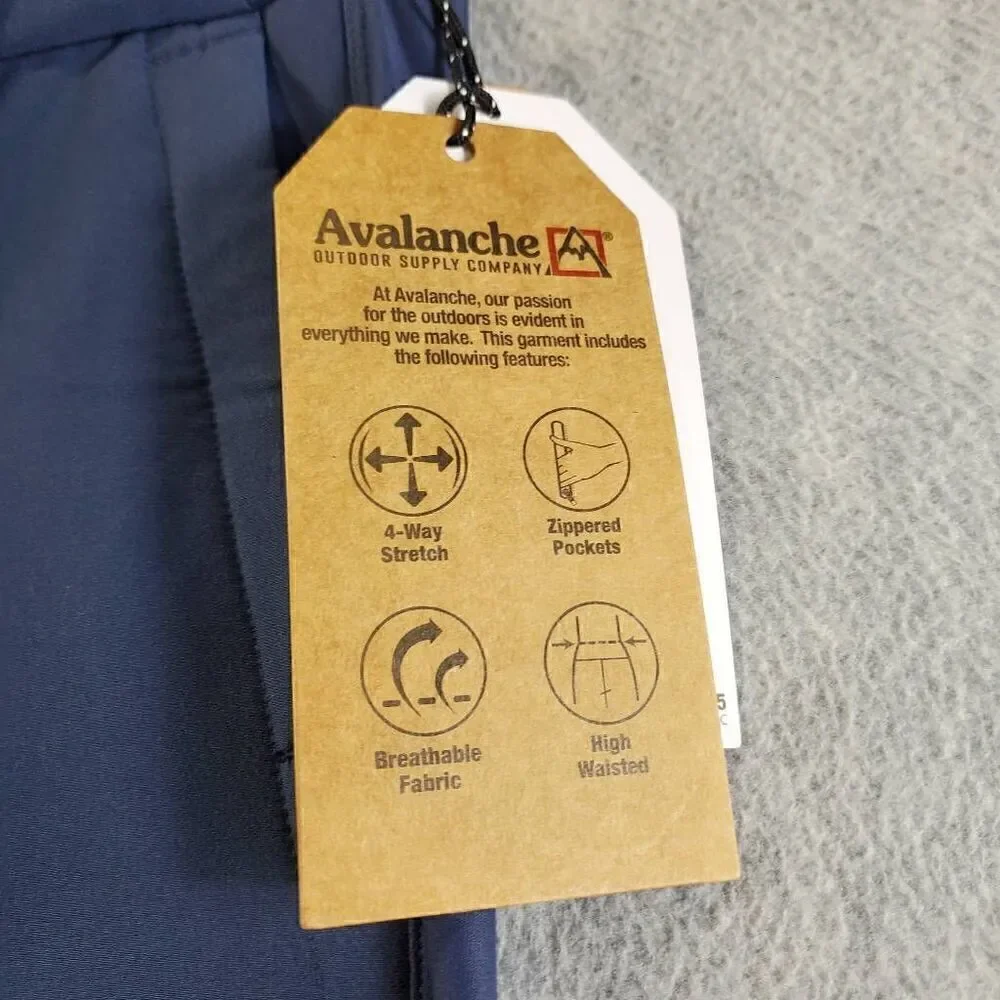 Avalanche Pants Womens XS Blue High Waisted Compression Leggings